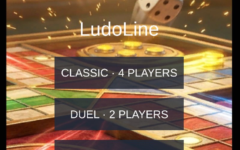 The LudoLine menu screen in ROR